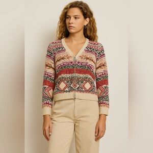 odd molly zip Front Sweater ( SAMPLE)